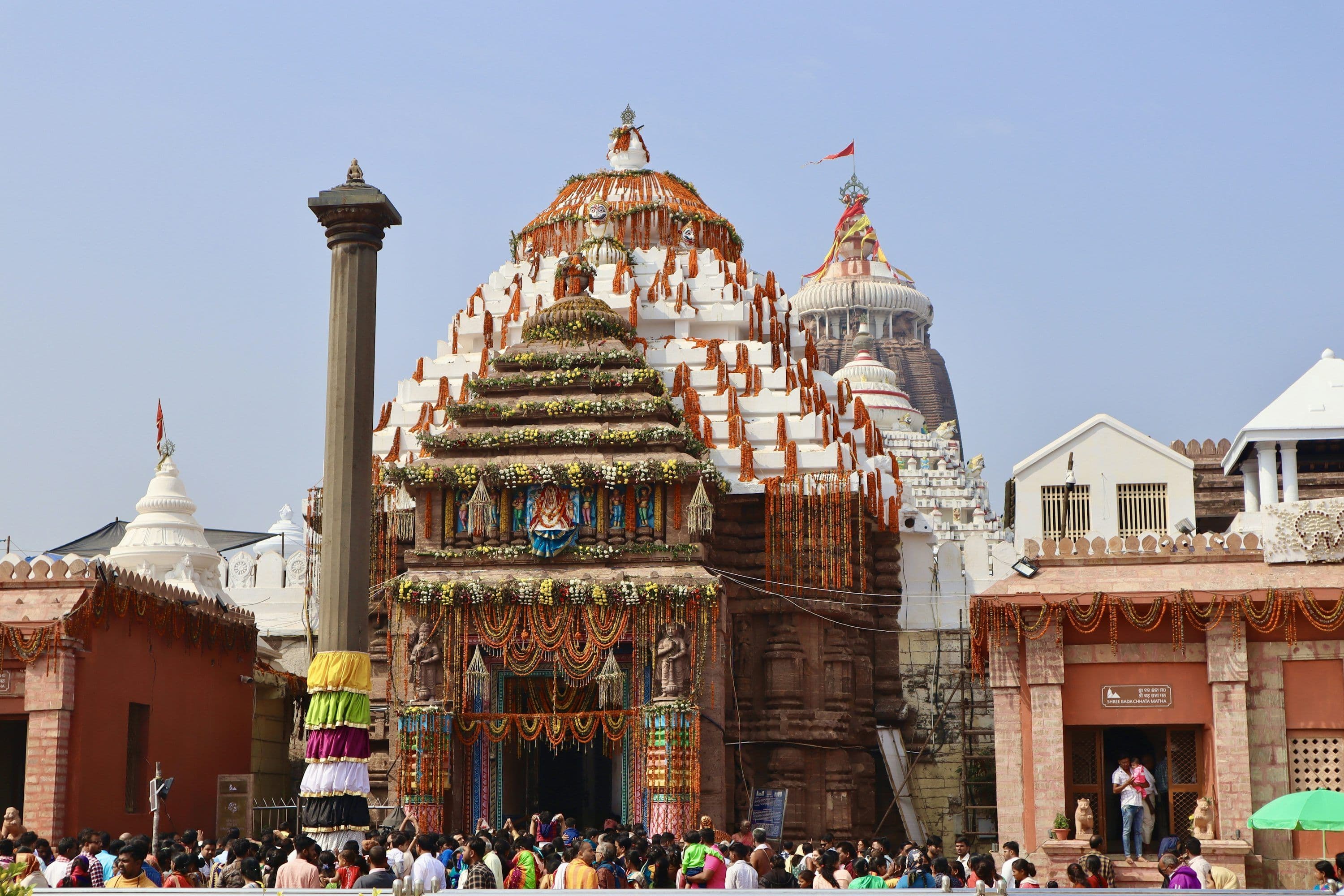 Puri Beach and Jagannath Temple