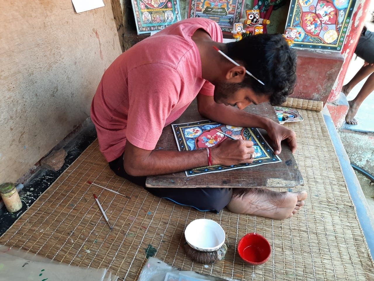 Traditional Pattachitra art in Puri